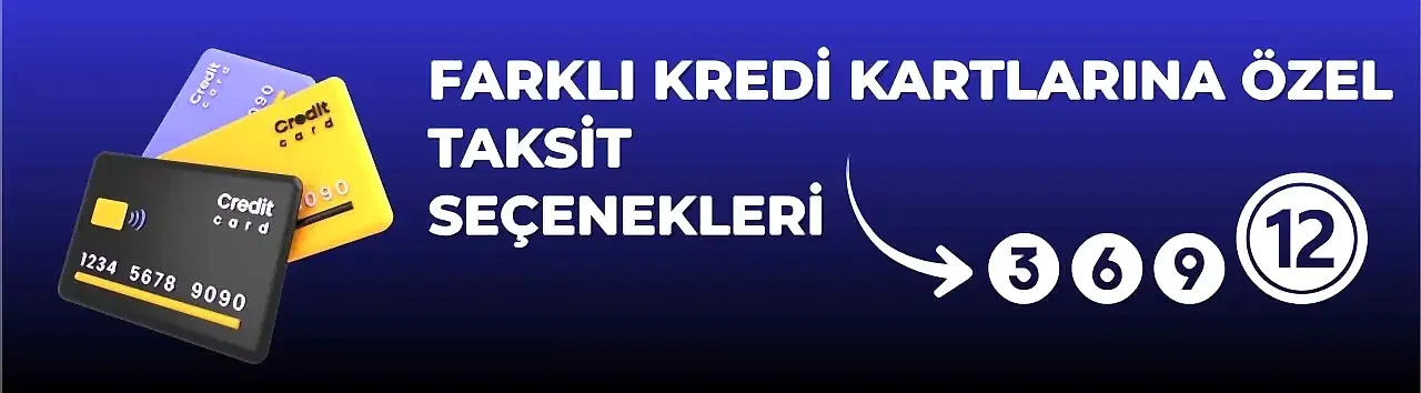 Farklı Kredi Kartlarına Özel Taksit Seçenekleri | Öz Kısmet Teknik