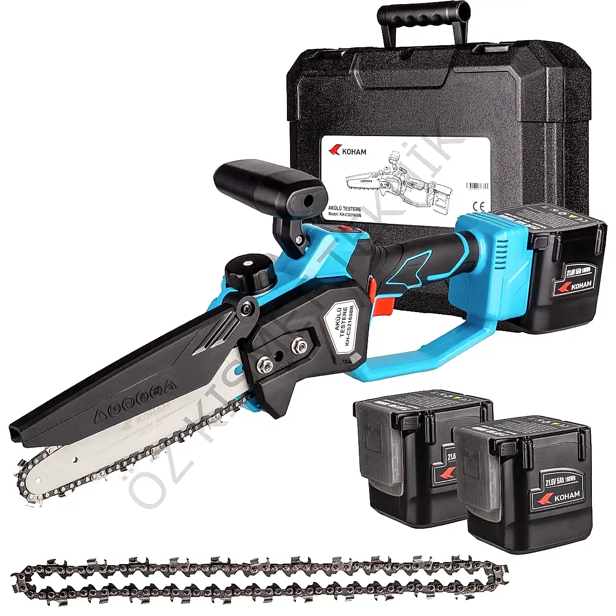 Koham KH-CS21608B Akülü Testere 5.0 Ah 2 Akülü