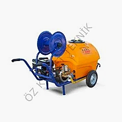 Kaan T200B Arabalı Benzinli İlaçlama Makinesi 200 Litre