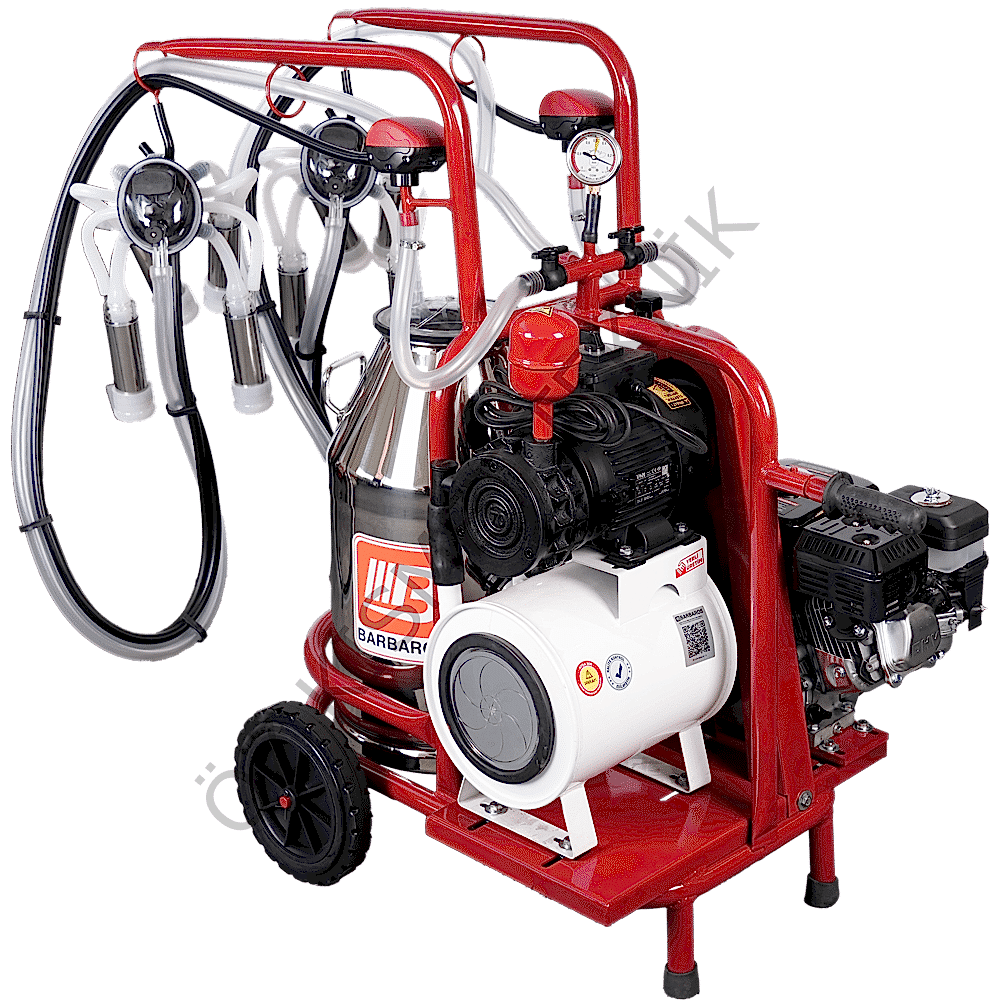 Barbaros Benzinli Model Süt Sağım Makinesi