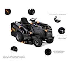 Alpina AT8 122 HWA ST700 Çim Biçme Traktörü