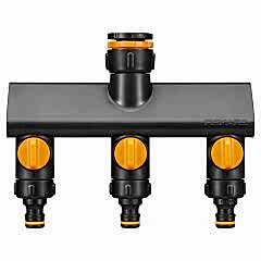 Fiskars 1070578 3 Çıkışlı Musluk Bağlantısı 21mm/26,5mm/33,3mm